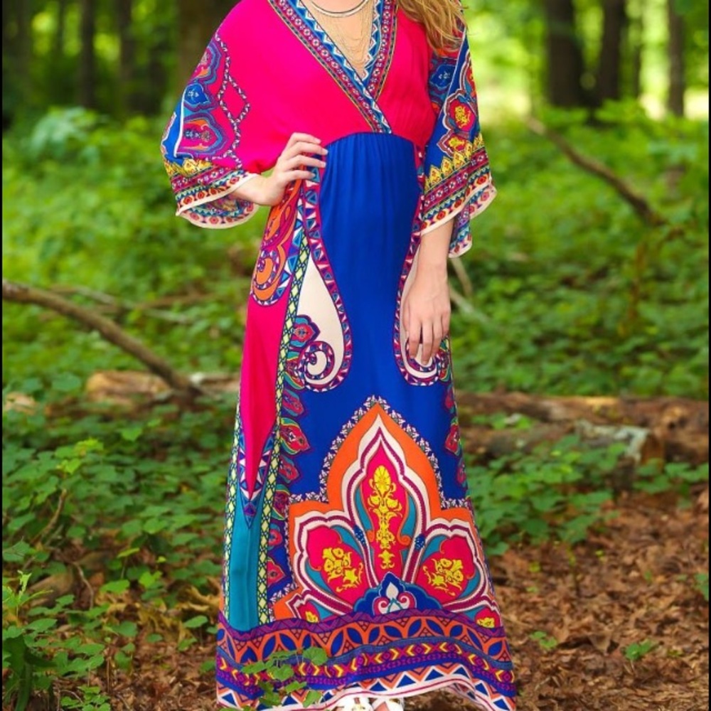 Jamaican Me Crazy maxi dress - Picture 2 of 3